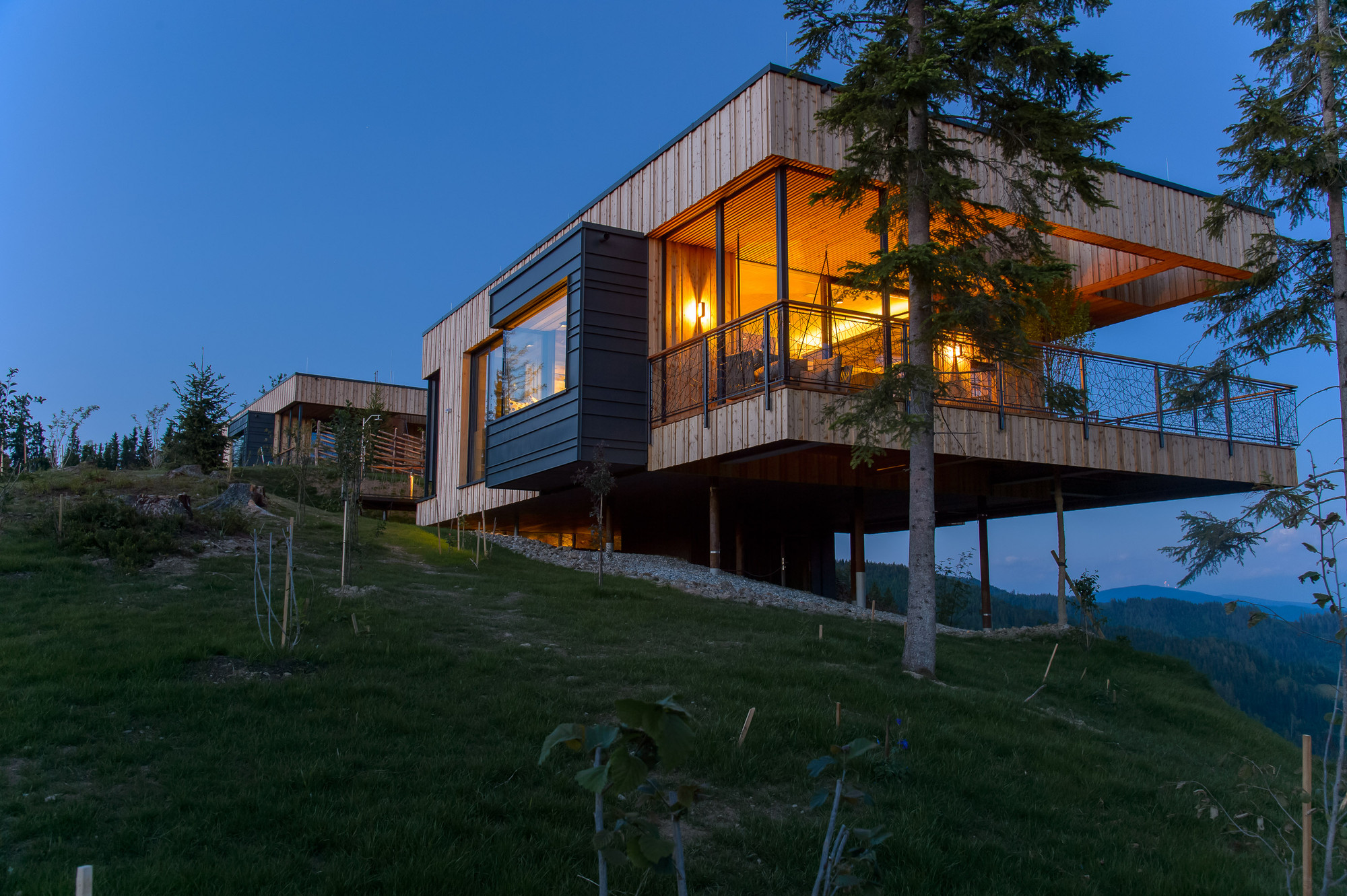 Architekturfotos - neue Chalets am Steirereck Pogusch,
22.6.2014
